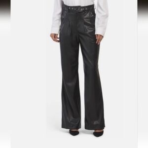 NWT 7 For All Mankind Black Wide Leg Pants